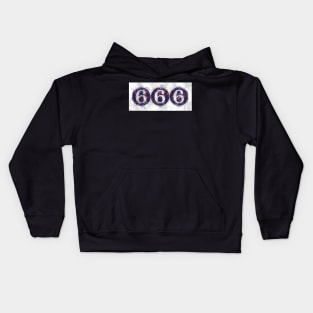 666 - Number of the devil Kids Hoodie